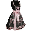 Floral Patterned Dirndl for Oktoberfest Celebrations