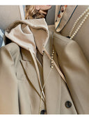 Women’s Hooded Blazer for Autumn & Winter Style