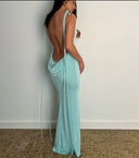 Deep Back Cut Dress for Stunning Entrances