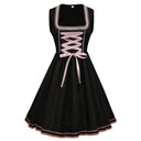 Floral Patterned Dirndl for Oktoberfest Celebrations