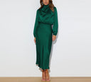 Satin Maxi Dress for Effortless Style