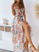 Chic Whispering Chiffon Midi Dress