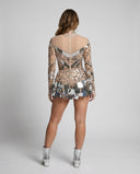 Sparkling Women's Glitter Bodysuit | Chic Style