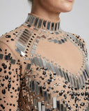 Sparkling Women's Glitter Bodysuit | Chic Style