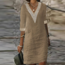 Chic Linen Summer Dress for Women