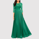 Chic Lace Chiffon Evening Dress