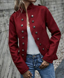 Trendy Blazer with Chic Modern Buttons