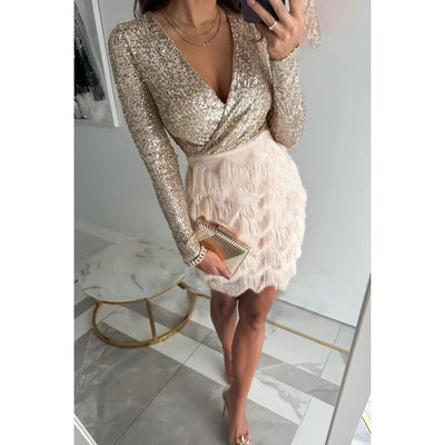 Sequined Evening Dress for Stunning Style
