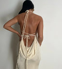 Deep Back Cut Dress for Stunning Entrances