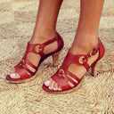 Heidi-Mode | Retro Sandals with Heel
