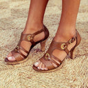 Heidi-Mode | Retro Sandals with Heel