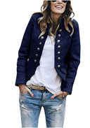 Trendy Blazer with Chic Modern Buttons
