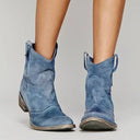 Zoe - Stylish Western Ankle Boots for Everyday Wear