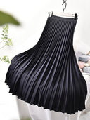 High-Waisted Pleated Skirt in Chic Design