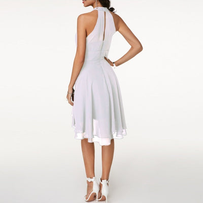 Chic Halter A-Line Dress for Every Occasion