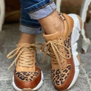 Chic Leopard Print Women's Footwear