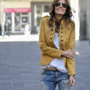 Trendy Blazer with Chic Modern Buttons