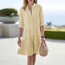 Chic Summer Dress in Airy Fabric