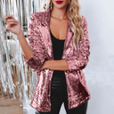 Sequin-Embellished Blazer for Dazzling Style