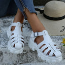 Chic Closed Toe Platform Shoes
