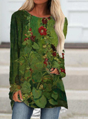Chic Women's Floral Print Blouse