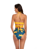 Floral Tie Bikini Set for Stylish Swimwear