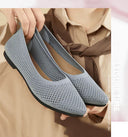 Gray Orthopedic Ballerinas for Optimal Comfort