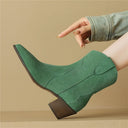 Chic Suede Western Boots for Stylish Outings