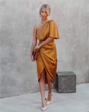 Chic Silk Evening Dress for Special Occasions