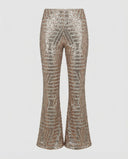 Glittery Flared Women’s Pants for Stylish Flair