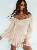 Chic Off-Shoulder Ruffle Dress for All Occasions