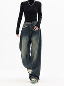 Vintage Women's Baggy Jeans - Classic Style