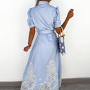 Charming Women's Embroidered Dress