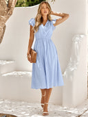 Chic Midi Dress with Quality Fabric