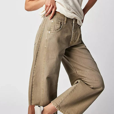 Women’s Cozy Denim Trousers for Everyday Style