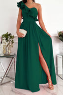 Chic One-Shoulder Evening Dress