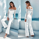 Lace-Trimmed Overall for Effortless Style