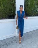 Wedding Guest Dress with Pleats