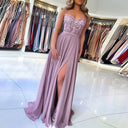 High Slit Bridesmaid Dress by Eternal Elegance