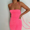 Deep Back Cut Dress for Stunning Entrances