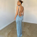 Deep Back Cut Dress for Stunning Entrances