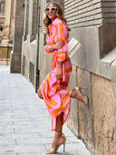Chic Long-Sleeved Maxi Gown