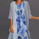 Chic Women's Dress in Breathable Fabric