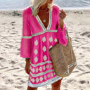 Chic Summer Dress with Batwing Sleeves