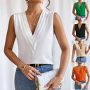 Chic Sleeveless Blouse in Lightweight Fabric