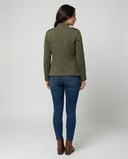 Chic Women's Blazer with Stand-Up Collar