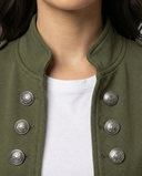 Chic Women's Blazer with Stand-Up Collar