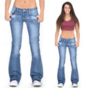 Vintage Women's Low Rise Flared Bell Bottom Jeans
