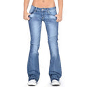 Vintage Women's Low Rise Flared Bell Bottom Jeans