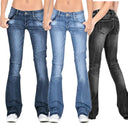 Vintage Women's Low Rise Flared Bell Bottom Jeans
